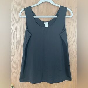 Chico's microfiber tank, black, Chico's size 2, standard size L